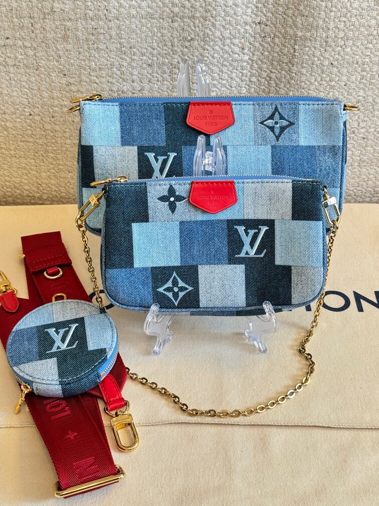 【THENCE】DENIM MULTI POUCH Denim Multi Pouch_Cb Logo - THENCE